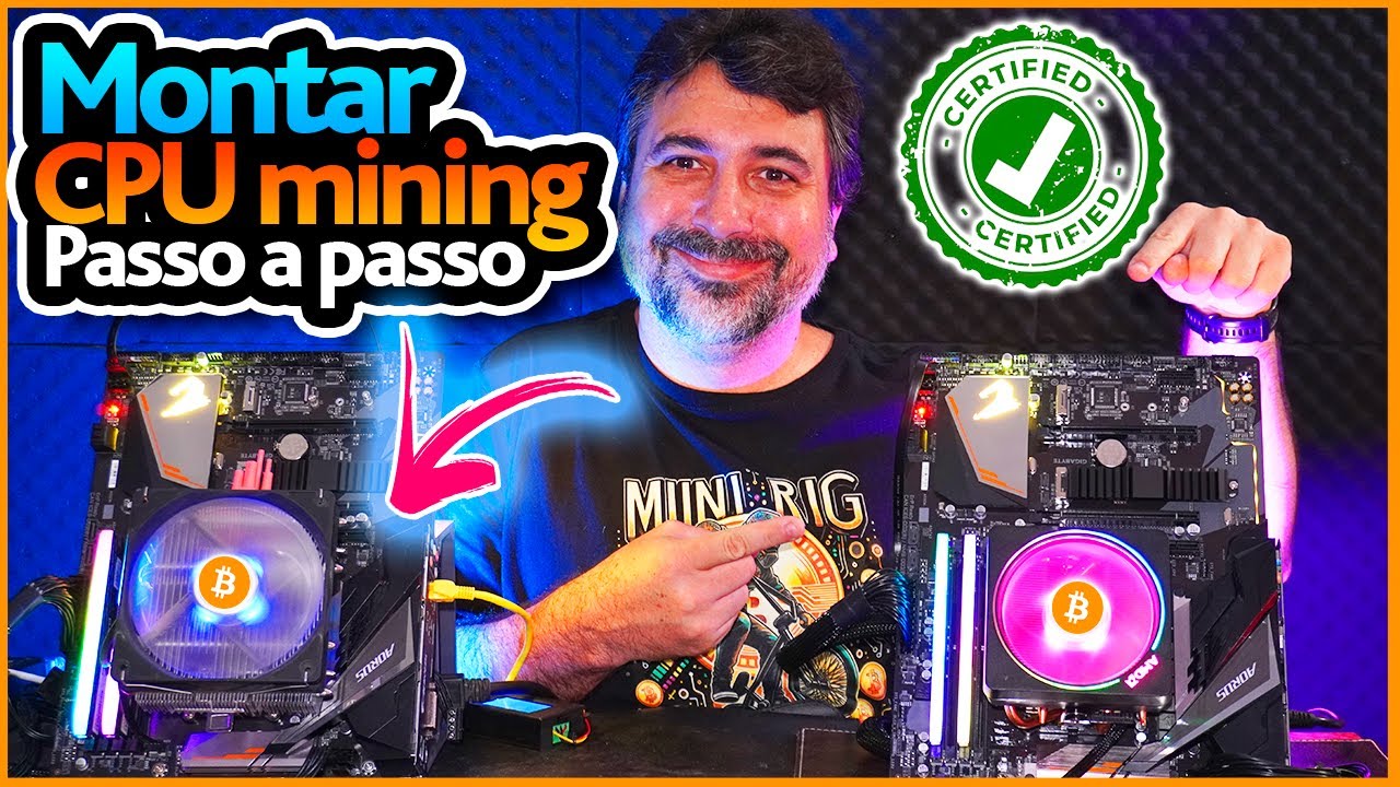 💴 COMO MONTAR UMA RIG DE MINERA&Ccedil;&Atilde;O DO INICIO AO FIM - PASSO A PASSO - CPU mining do ZERO CPU MINER