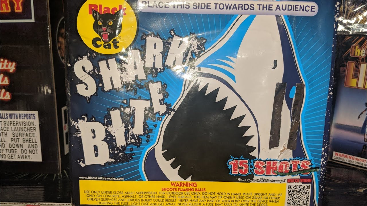 1️⃣5️⃣shot 350/500gr🎂: SHARK BITE🦈 (Black Cat Fireworks)