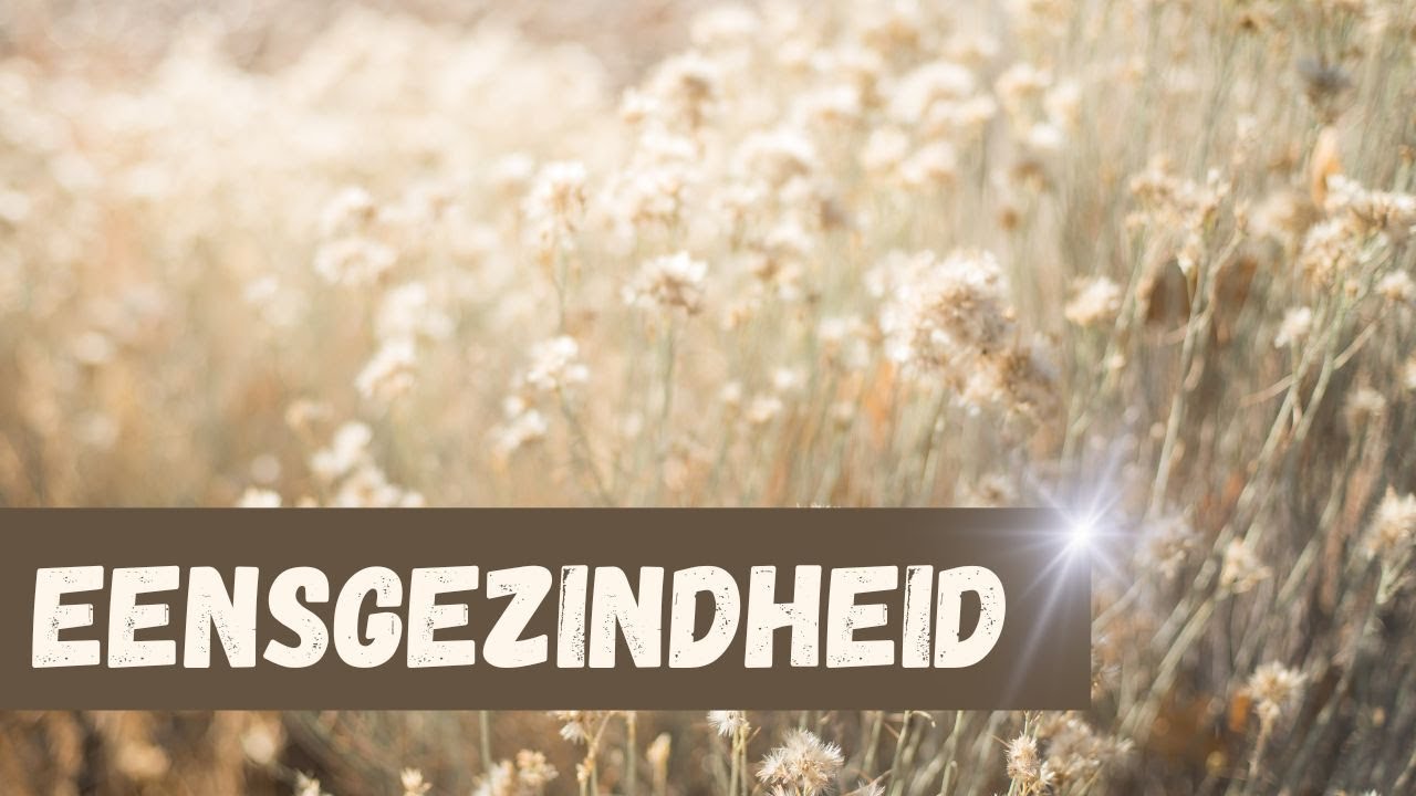 Hoe waardevol is eensgezindheid voor God