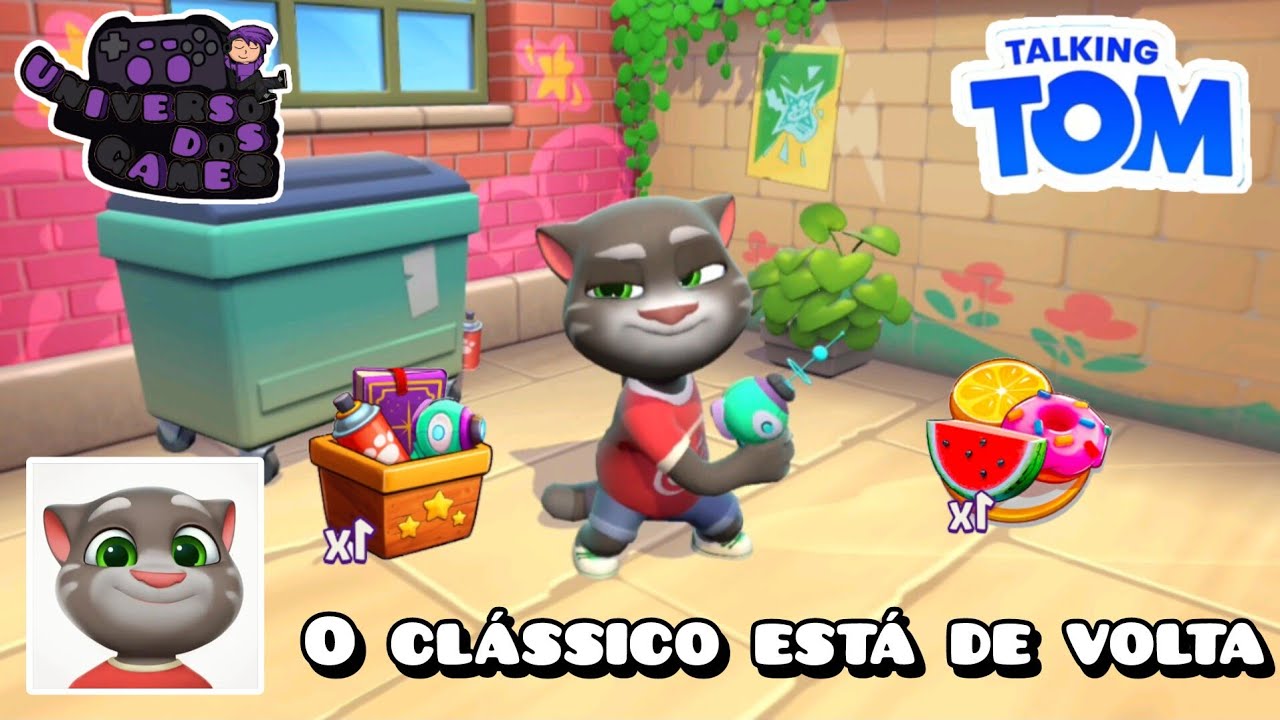 (Nova atualização)O talking tom cat está de volta com muitas novidades e melhorias