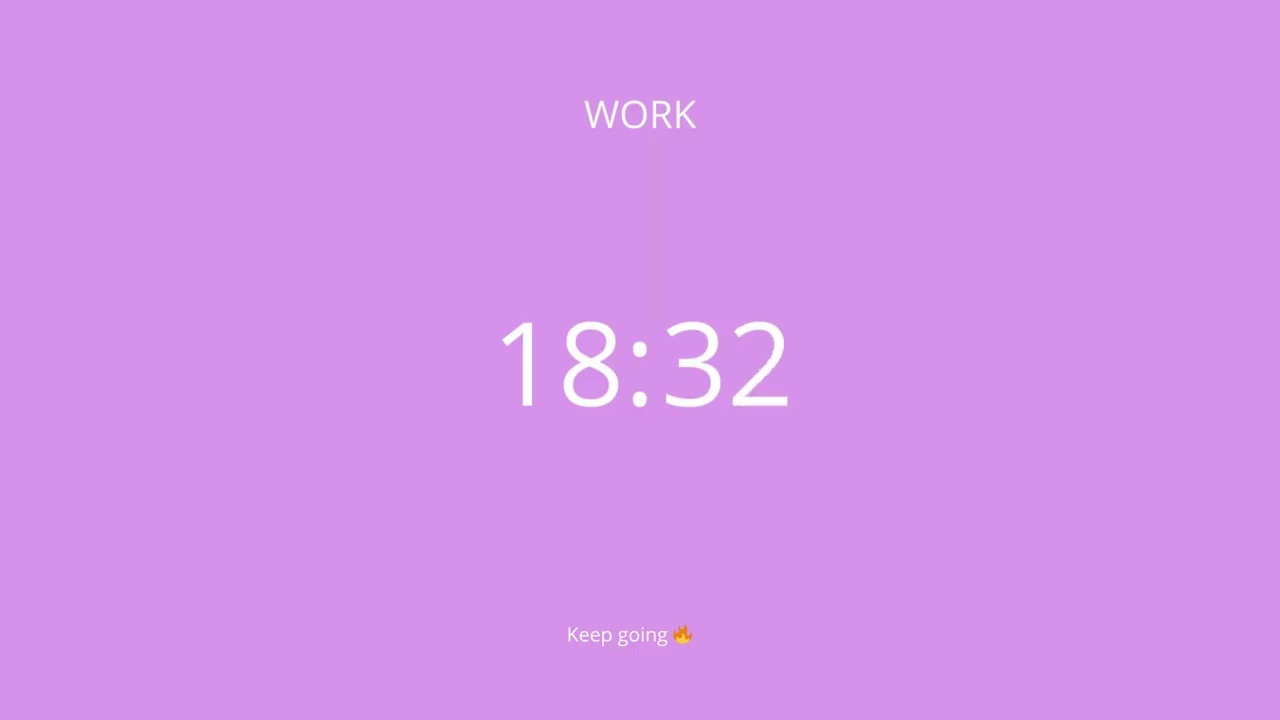 Pomodoro 25/5 | Study & Focus Timer