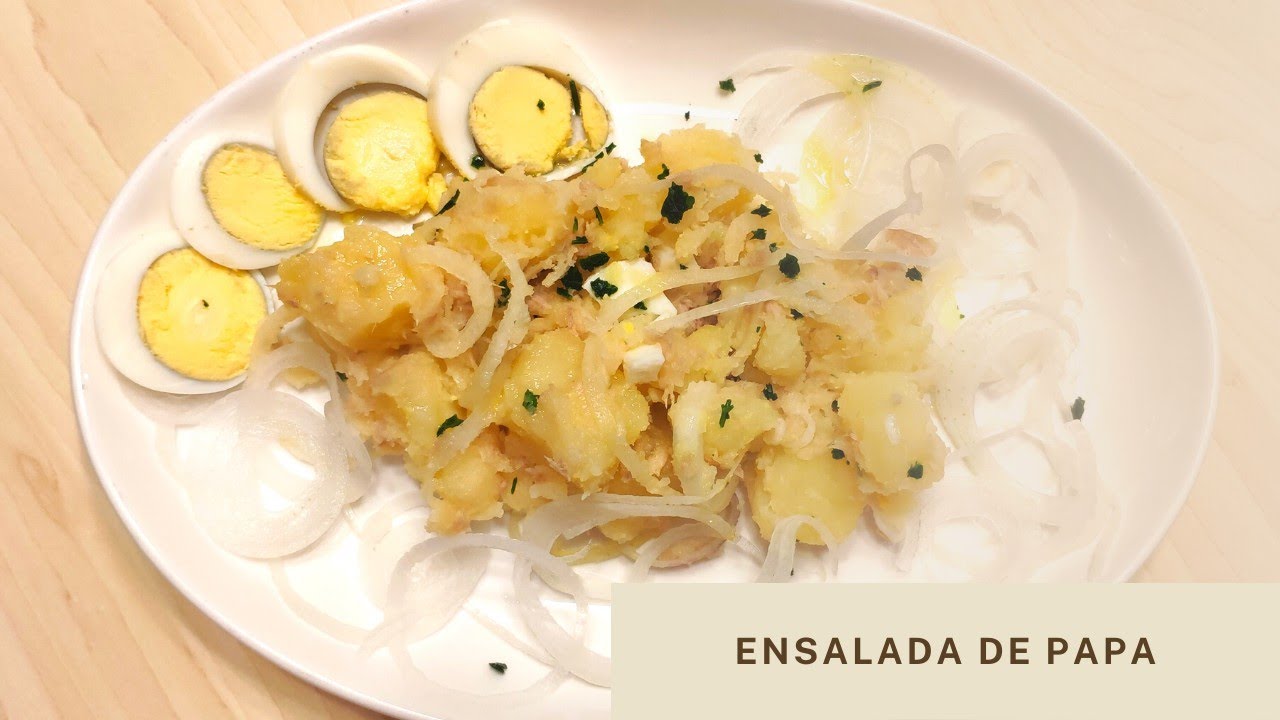 COMO HACER ENSALADA DE PAPA | CUBANA COCINANDO EN ITALIA