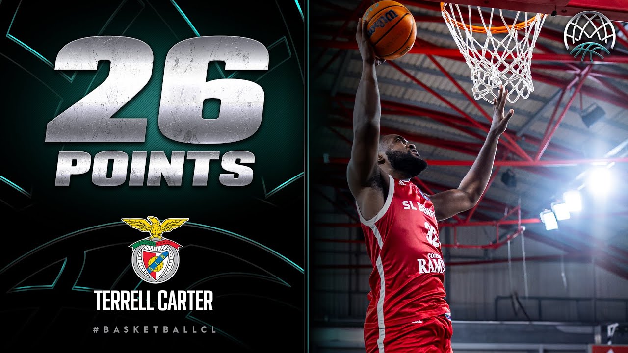 Terrell Carter (26 PTS | 4 REB) | Player Highlights | SLB v PAOK | #BasketballCL 2023-24