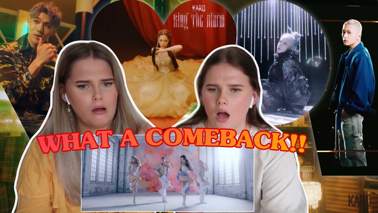 Triplets REACTS to KARD - Ring The Alarm _ M/V!!!
