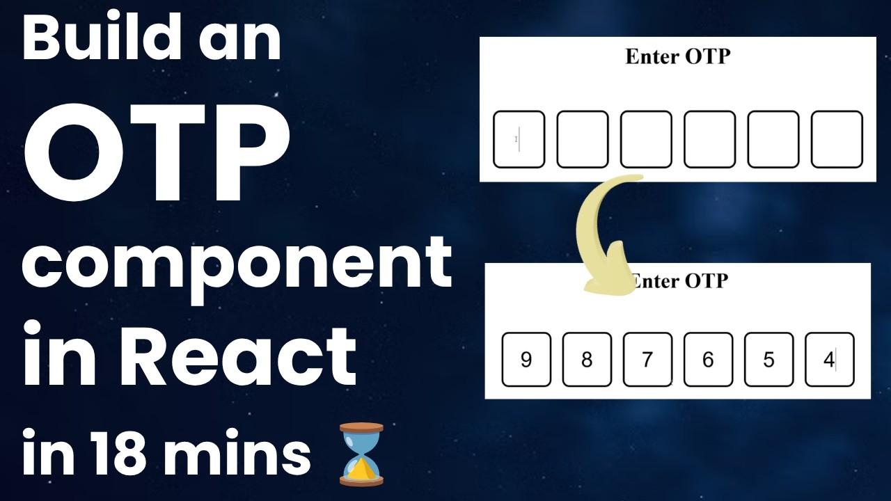 Создаем OTP-компонент на React за 18 минут (Frontend-задача для интервью по написанию кода) #otp ...