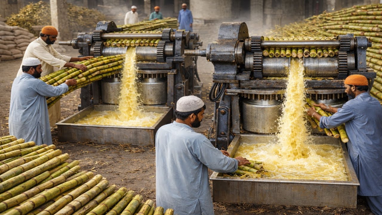 How a Heavy Sugarcane Crushing Machine Is Manufactured