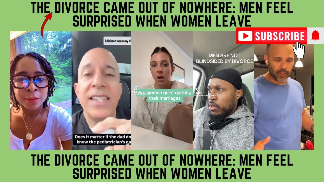 &ldquo;The Divorce Came Out of Nowhere&rdquo; &mdash; Why Men Feel Blindsided When Women Leave