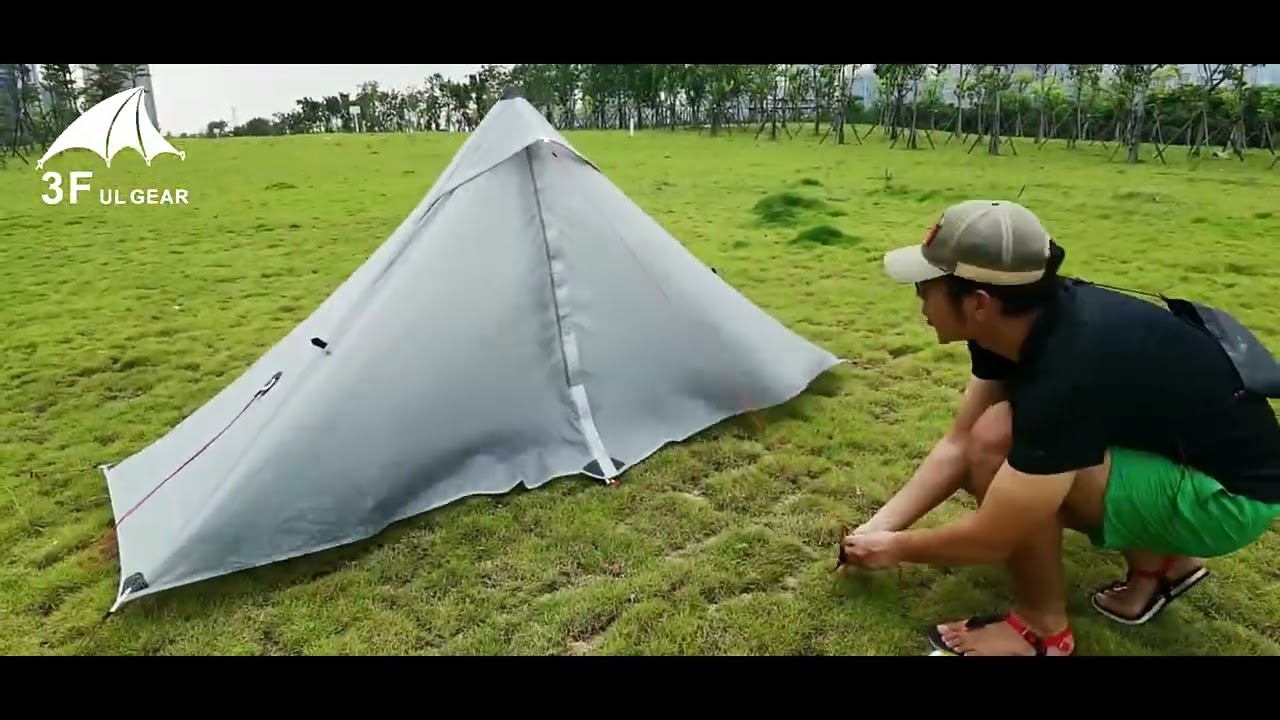3F UL GEAR LanShan 1 pro 1 Person Outdoor Ultralight Camping Tent