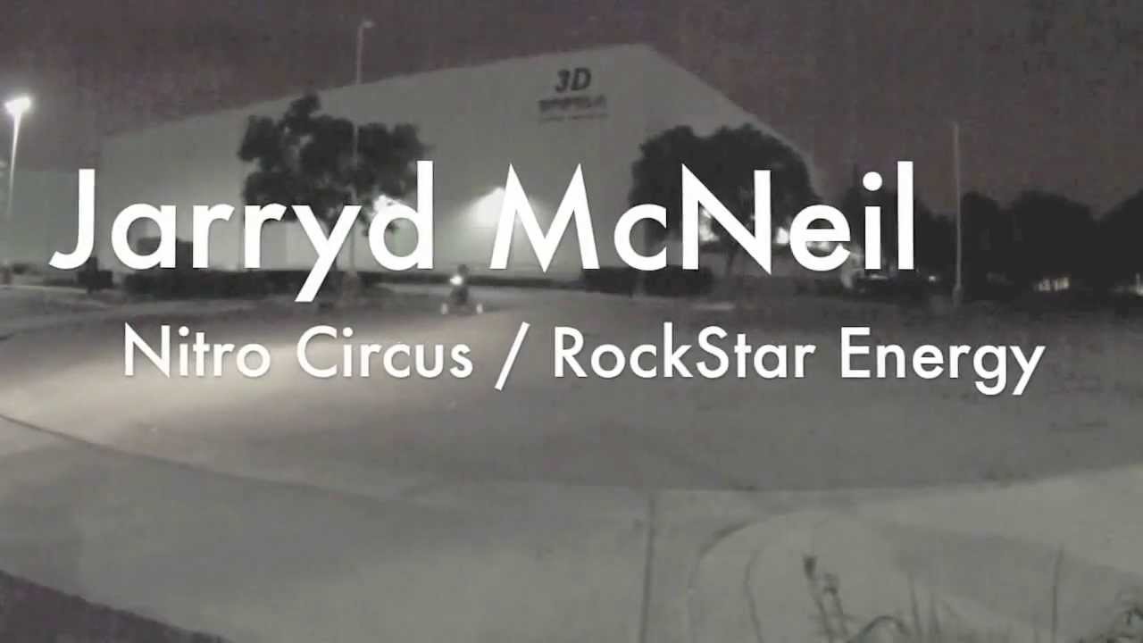 Jarryd McNeil drifting Nitro Circus