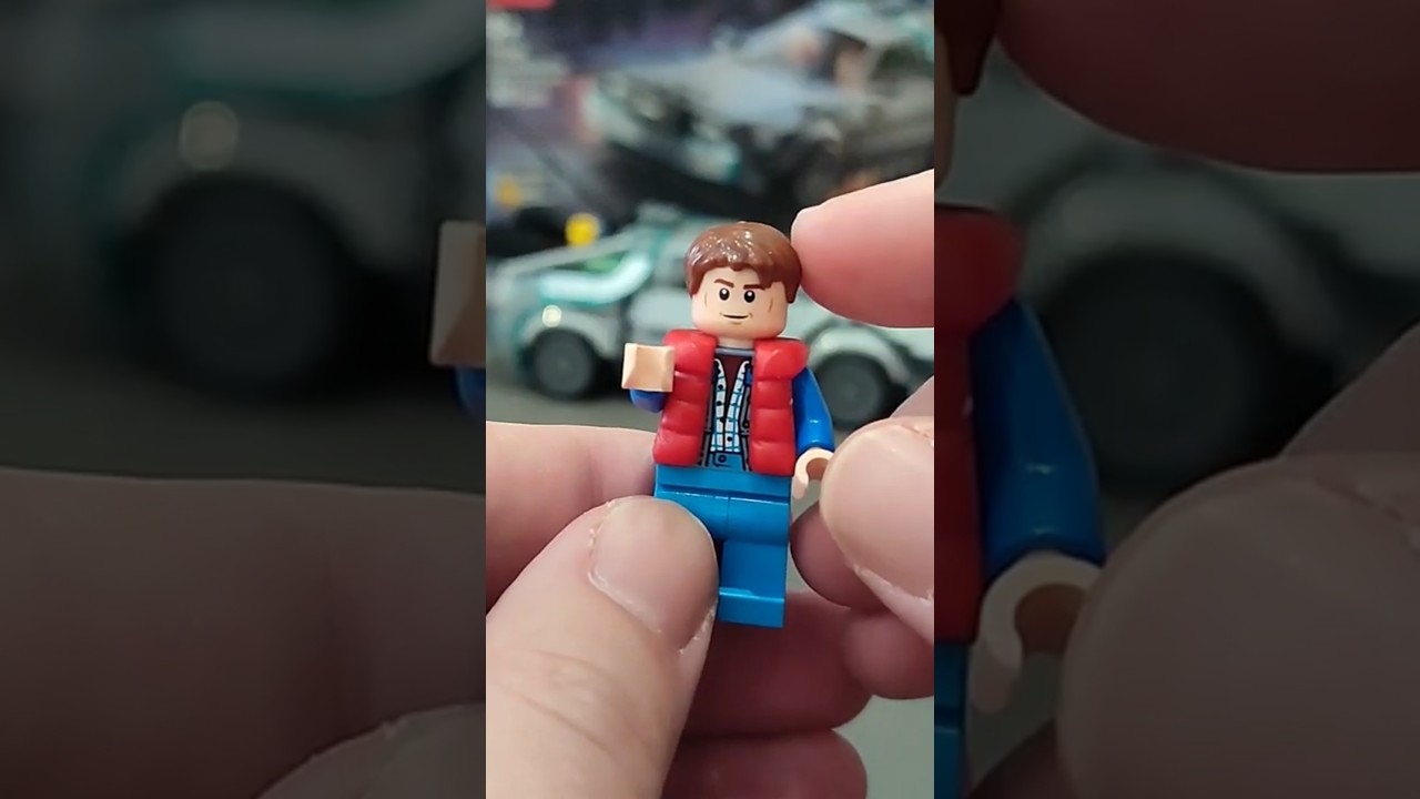 LEGO Wehikuł Czasu z filmu Powrót do Przyszłości | Marty McFly