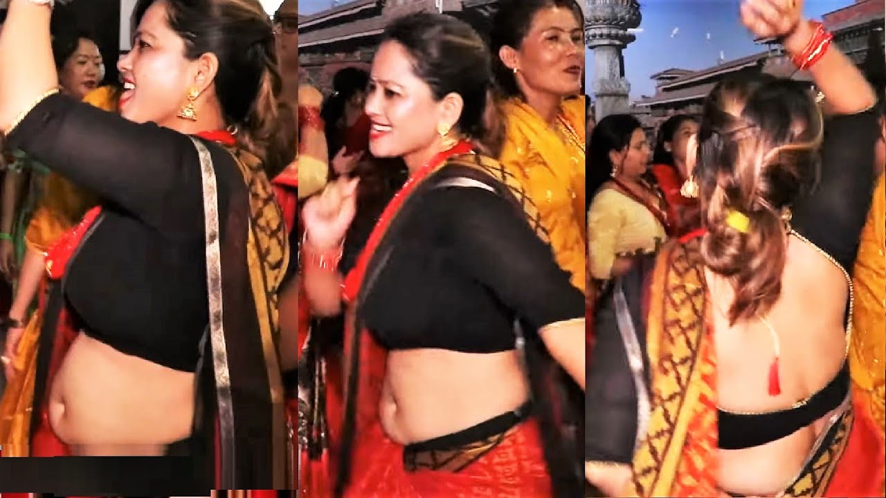 Hot Teej Dance | Hot Saree Wedding Dance | Hot Bhabhi | Saree fashion | Cleavage Saree lover