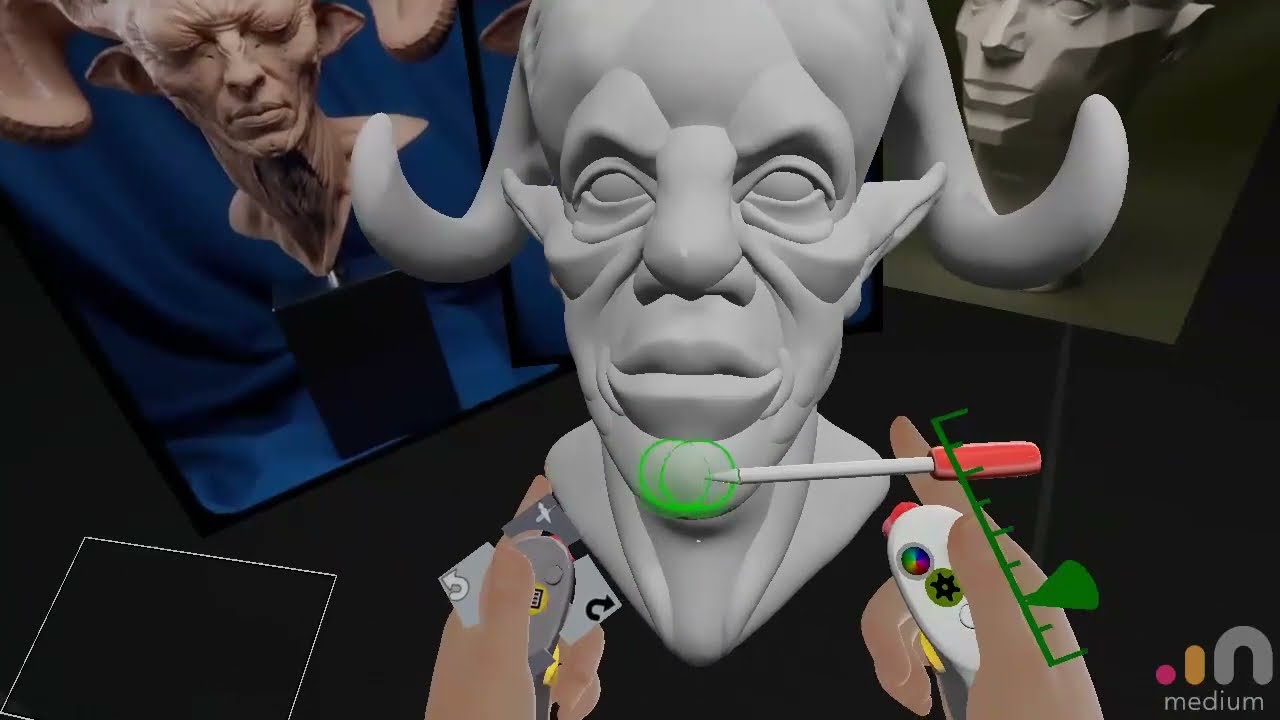 Adobe Medium  character sculpt timelapse 1