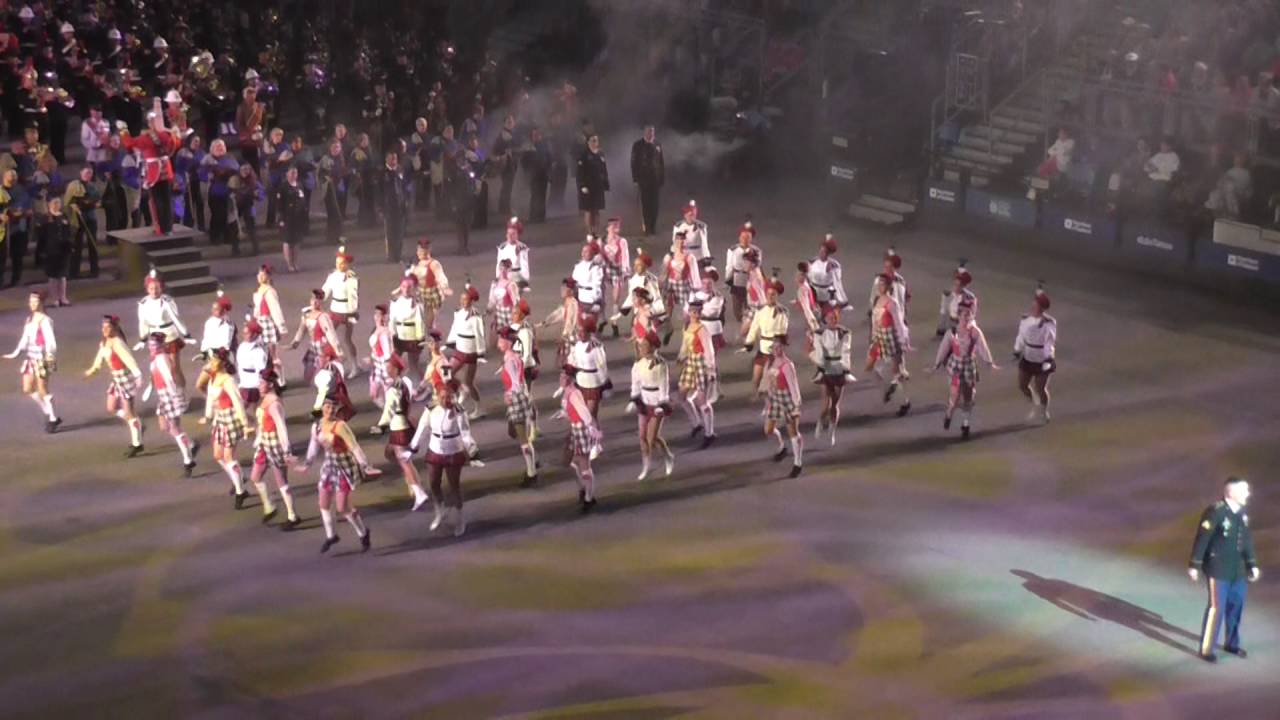 Lochiel Marching Drill Team and the Highland Dancers - Royal Edinburgh Military Tattoo 2016