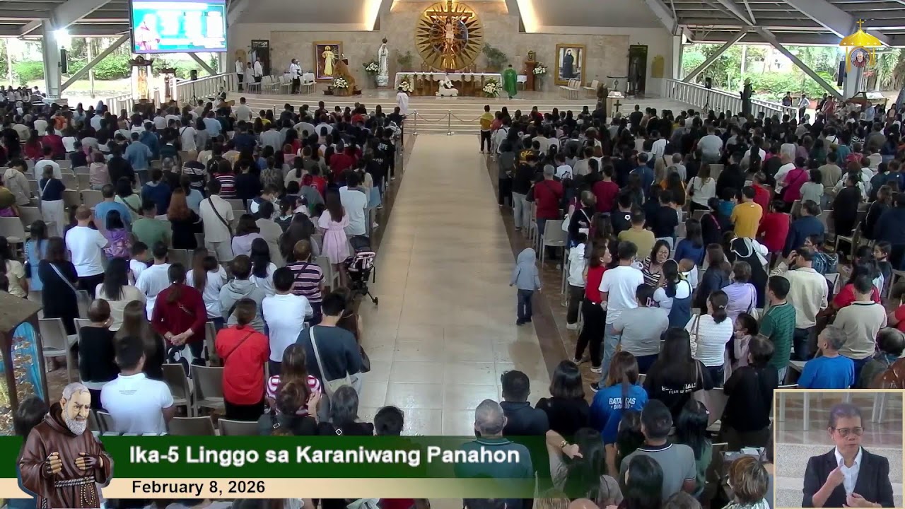 Feb 8, 2026 | 7 a.m. - Ika-5 Linggo sa Karaniwang Panahon