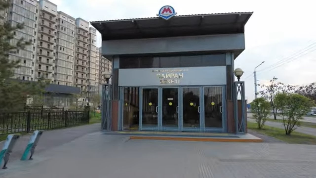 От ТЦ ADK до метро Сайран в Алматы — ADK сауда орталығынан Алматыдағы Сайран метро станциясына дейін