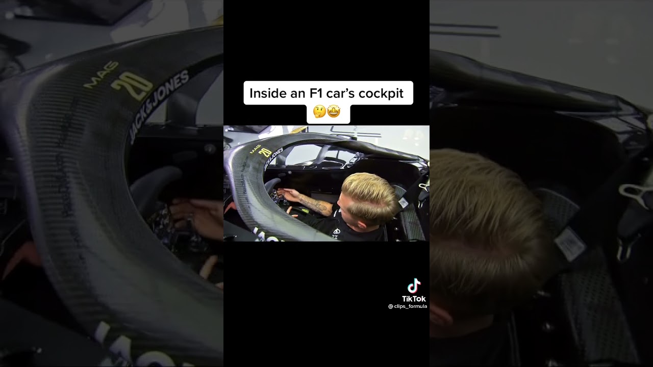 Inside f1 car cockpit