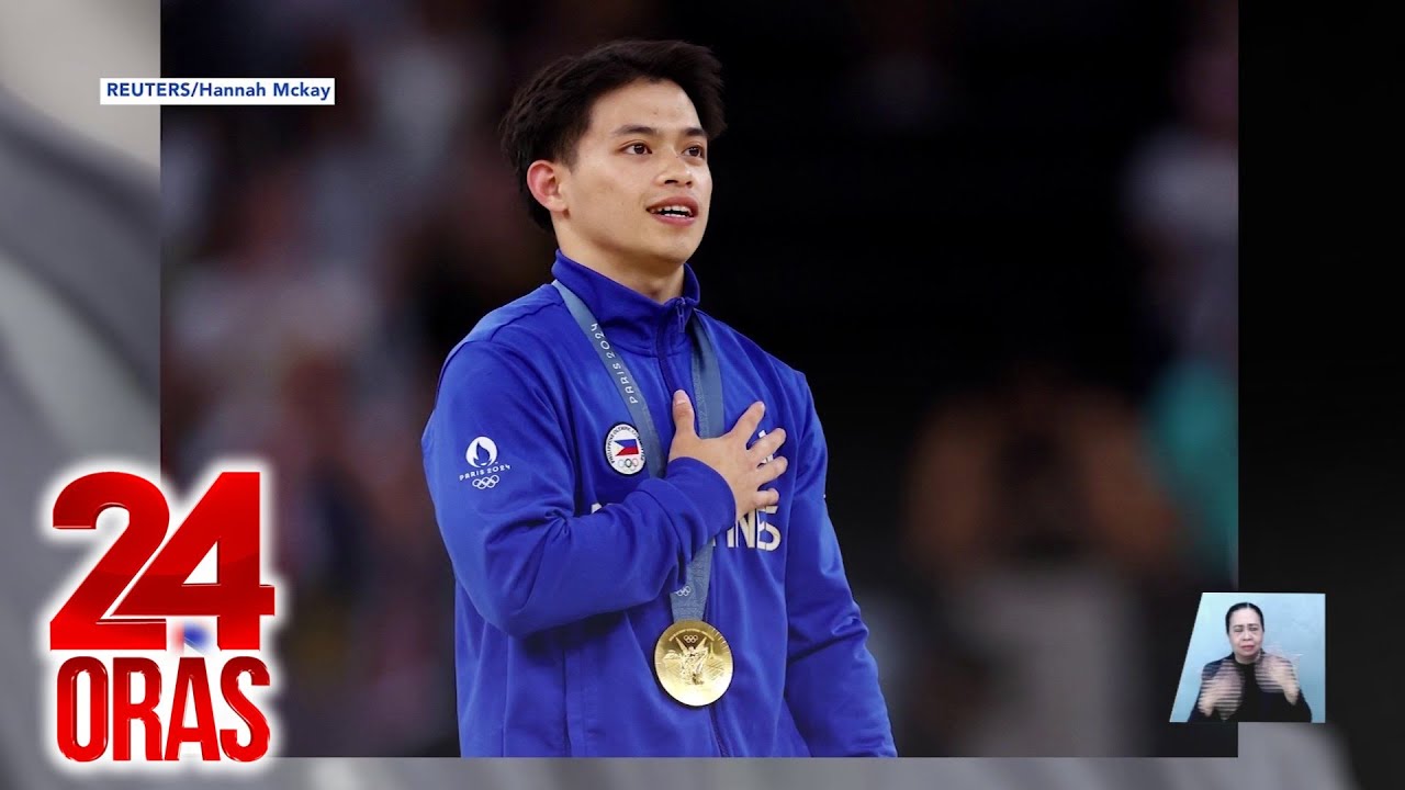 Carlos Yulo, gumawa ng kasaysayan matapos maka-double gold sa gymnastics | 24 Oras