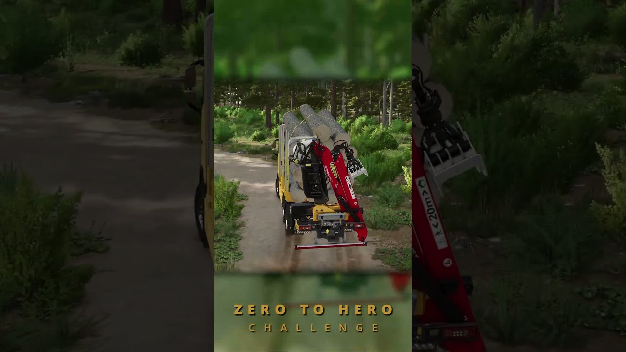 Full Load, Full Throttle #farmingsimulator25  #logging #logtruck