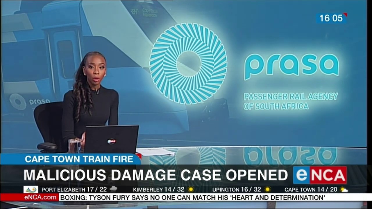 Prasa investigates cause of train fire