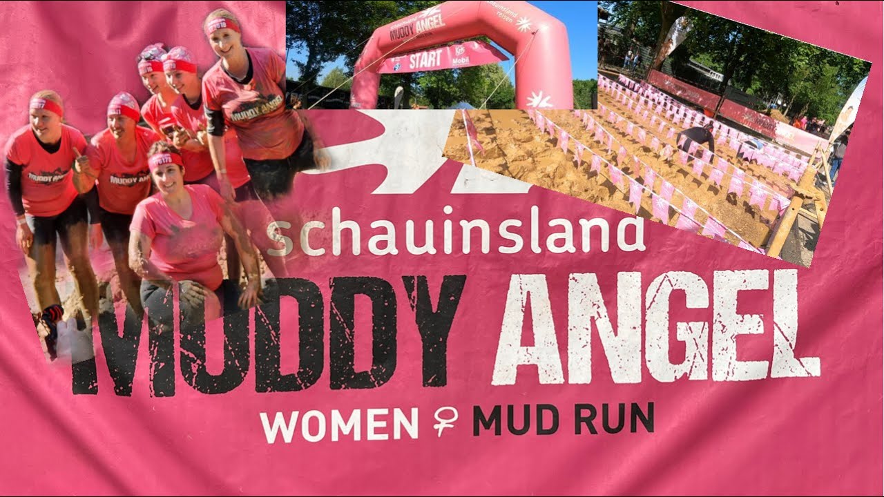 Muddy Angel Run 2022 In Duisburg | Gemeinsam gegen Brustkrebs | Spass Schlamm Matsch |
