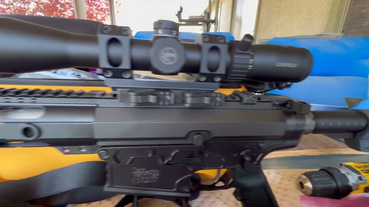 LR308 A5 Buffer Install On Build #2 & Gas Port Drilling to .092