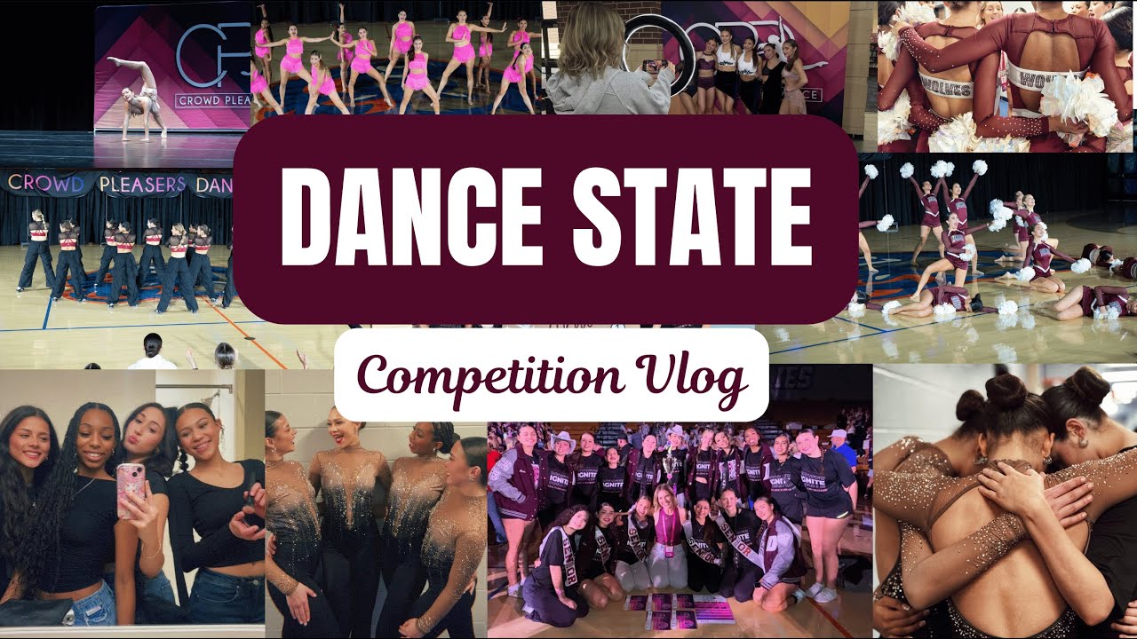 Dance STATE Competition Vlog 🏆 || DeMarvion Overshown encounter, traveling, friends, laughs!