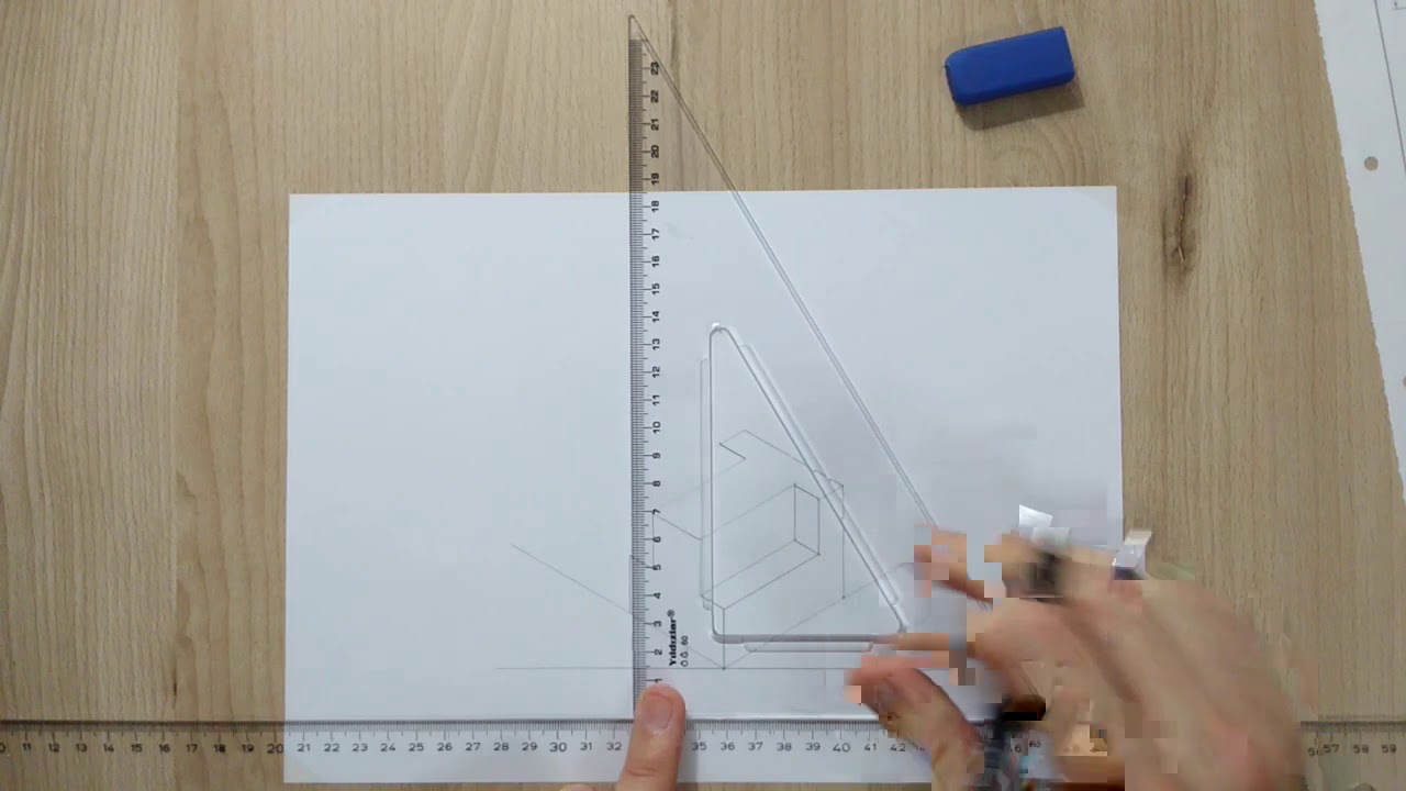 Teknik Resim 46. DERS - İzometrik Perspektif Uygulaması 1