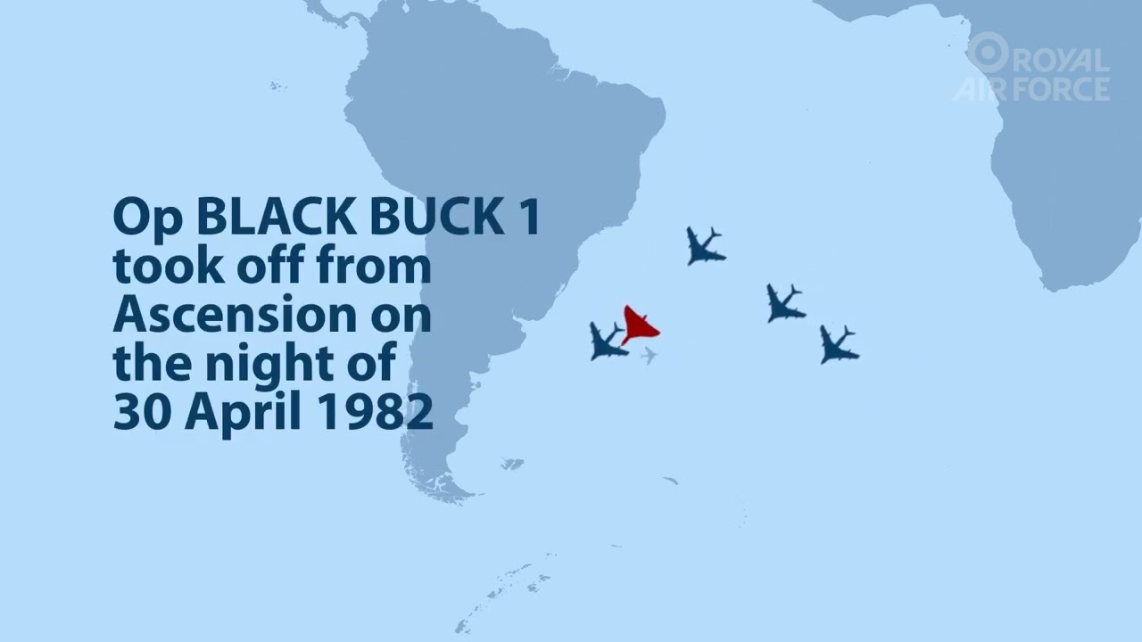 RAF remembers the Falkland conflict - Operation BLACK BUCK