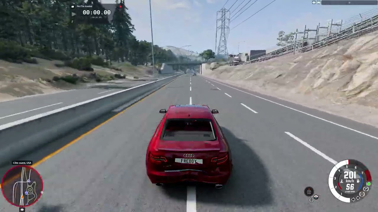 une rs6 sur beamng j aadore