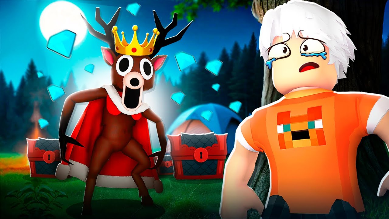 😨 I Lived 99 NIGHTS in the FOREST in Roblox on the ADMIN SERVER! 99 Nights in the Forest in Roblox!