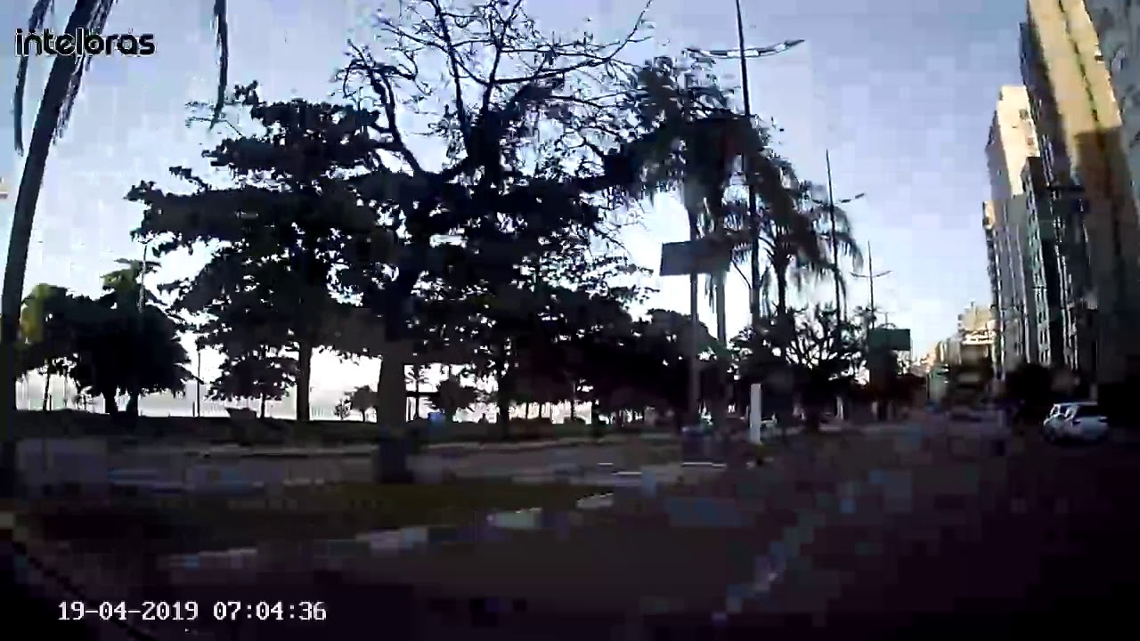 Demonstração com câmera MIBO IC3 em veículo.