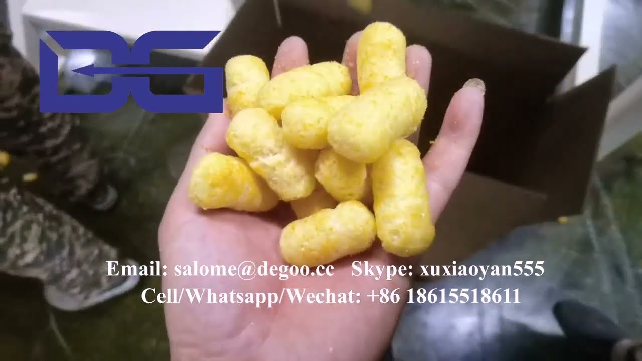 Puffed Corn Rice Stick Screw Extruder Machine Snack Food Corn Puff Making Machine For Sale