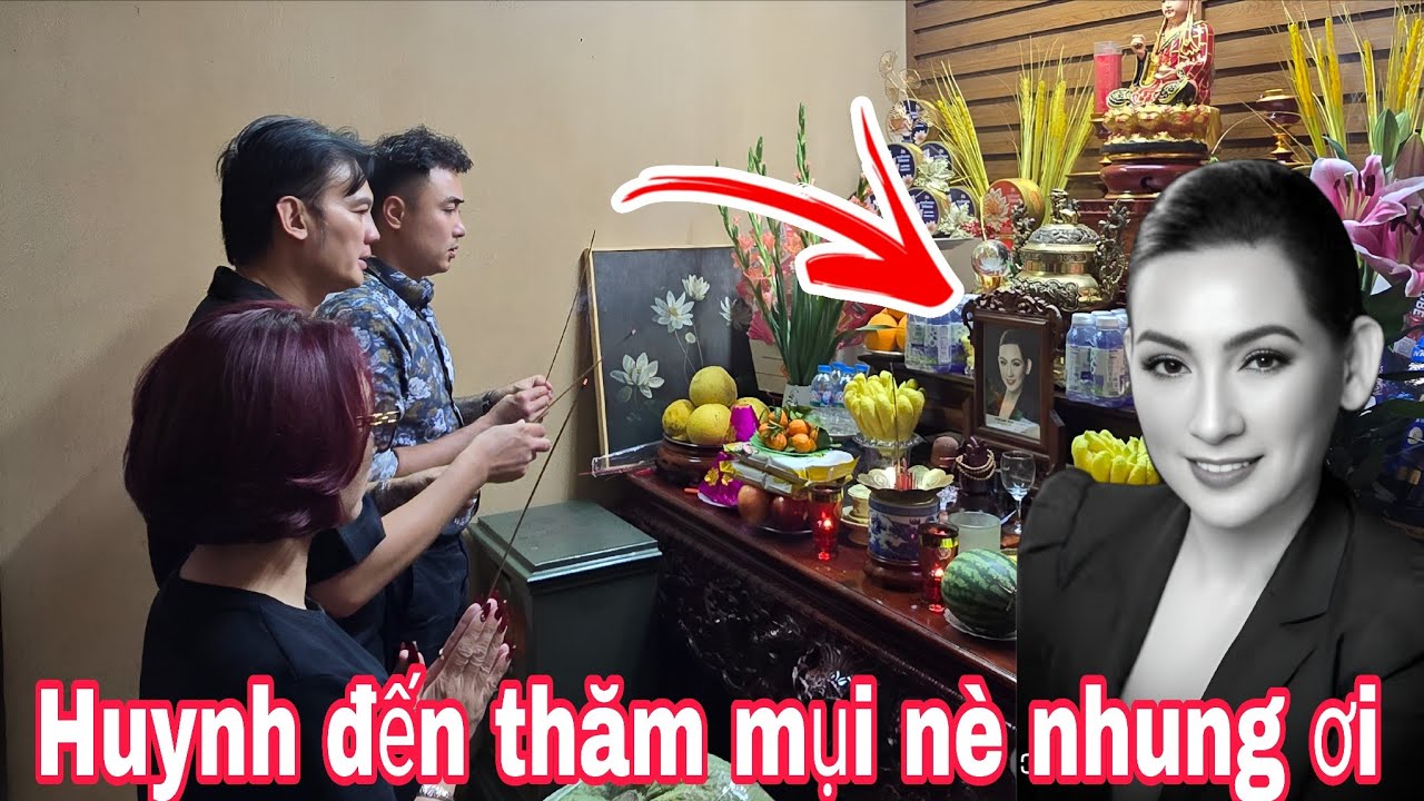 X&uacute;c động Kim Tiểu Long c&ugrave;ng với hai trợ đến viếng Phi Nhung tại Thủ Đ&ocirc;