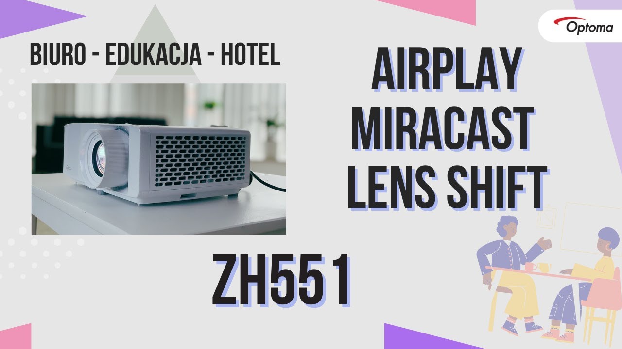 Optoma ZH551 - ultra-uniwersalny projektor instalacyjny