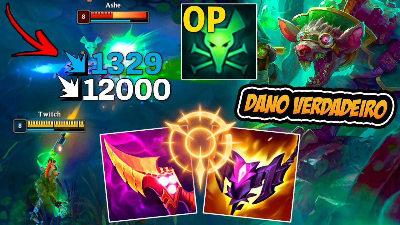 *novo* TWITCH FULL AP 12 MIL DE DANO VERDADEIRO NO VENENO É INSANO