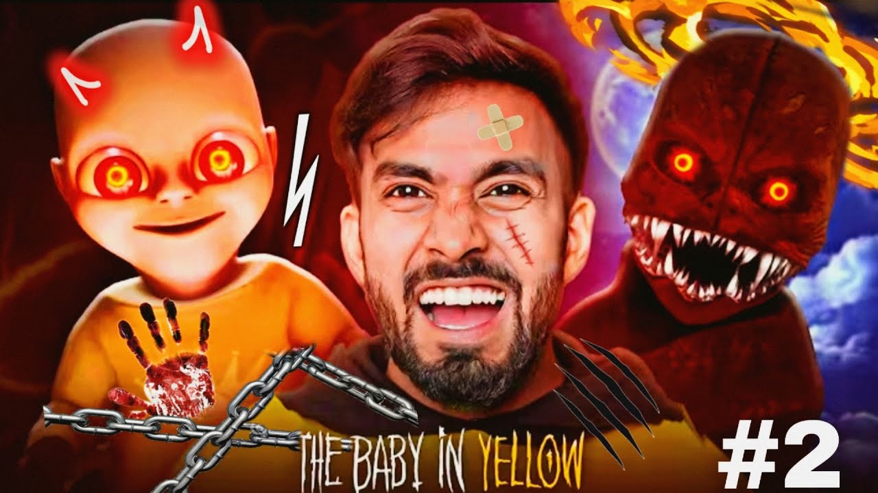 ESCAPE FROM DANGEROUS BABY 😱 -THE BABY IN THE YELLOW 