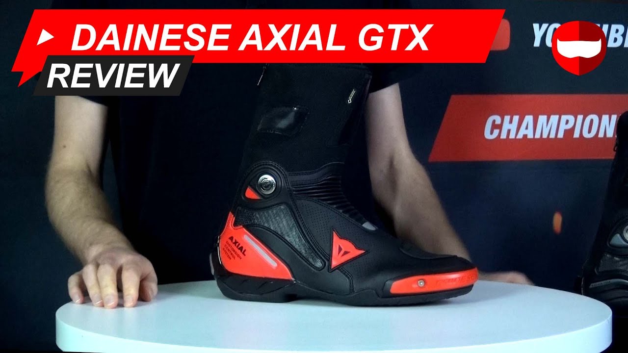 Обзор мотообувь Dainese Axial Gore-Tex - ChampionHelmets.com