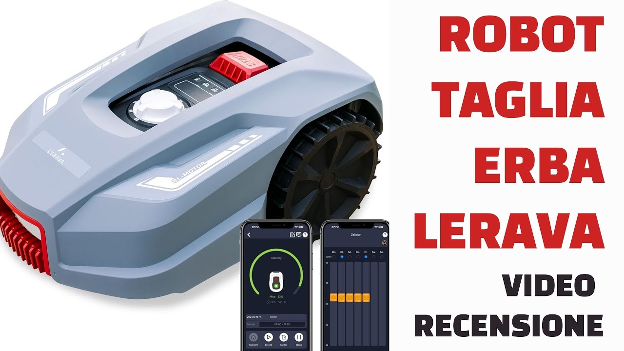 LERAVA robot tagliaerba Video recensione