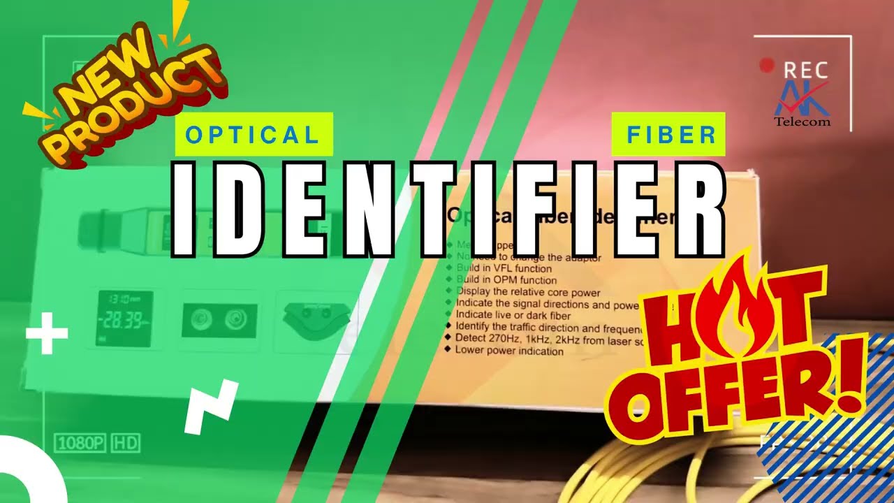 OPTICAL FIBER IDENTIFIER II AK TELECOM #opticalfiber #splicingmachine #ftth #telecom #isp
