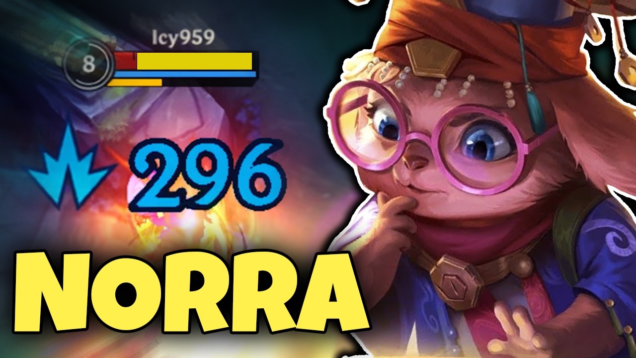 Wild Rift Norra Gameplay New Champion (Build & Runes)