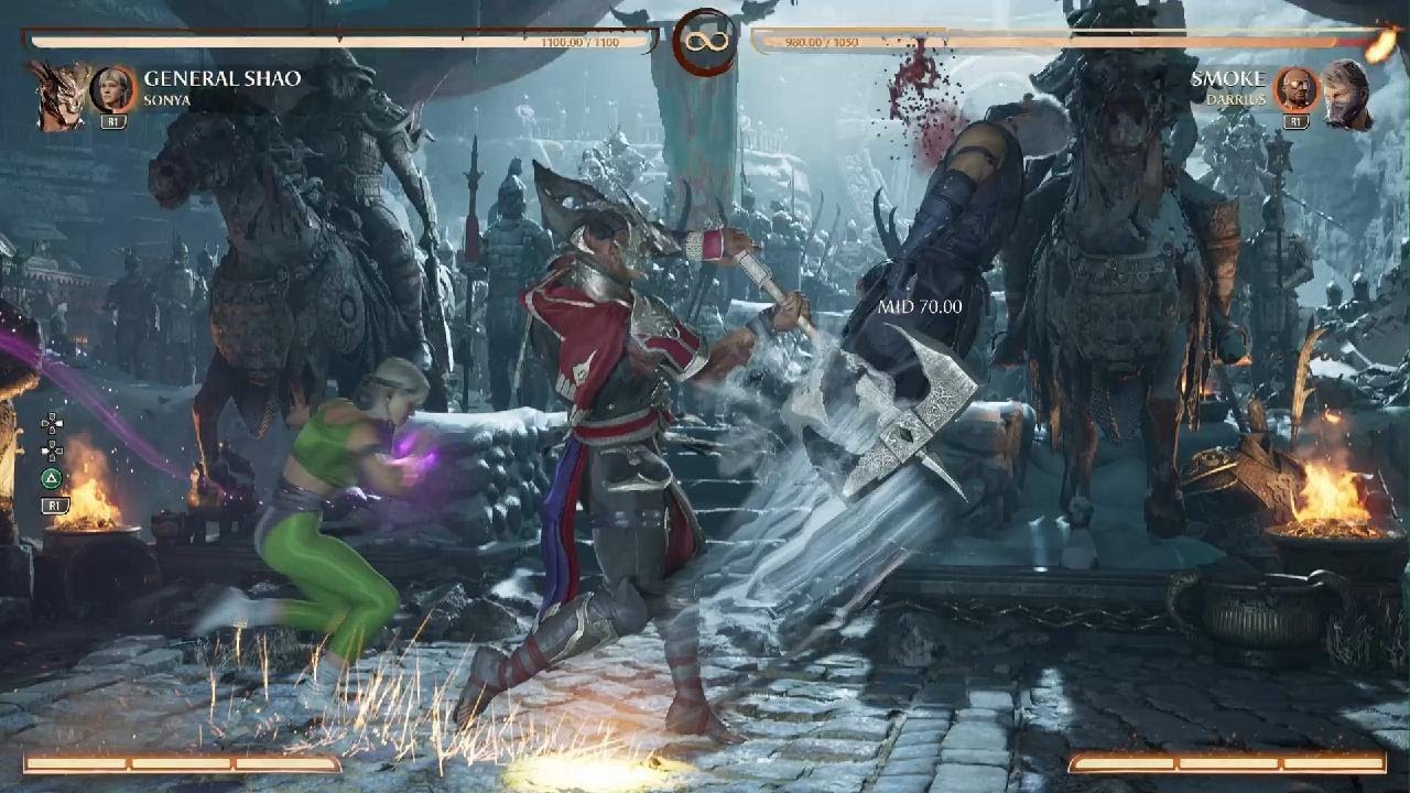 Mortal Kombat 1| General Shao 40% Axe Buff Setup (Sonya Kameo)