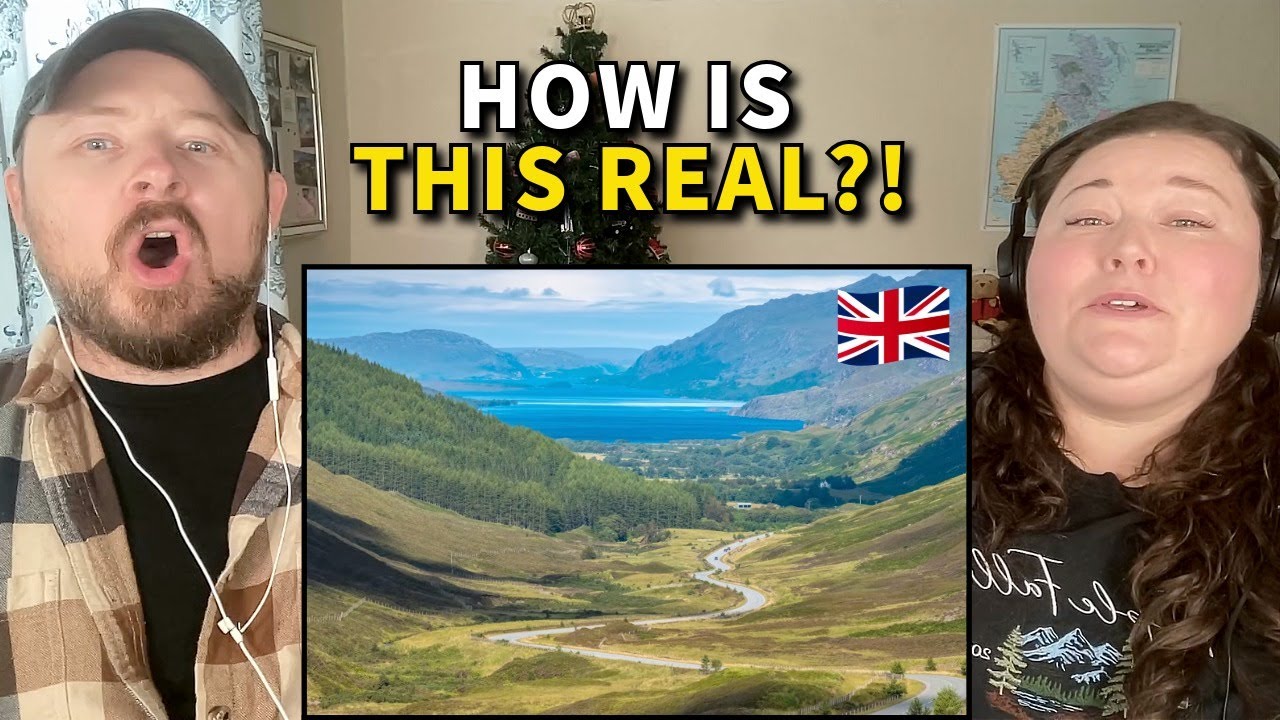 Americans React: The 6 Best Driving Roads in the UK!