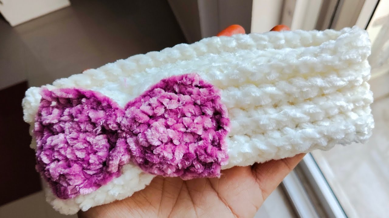 headband winter special new pattern with bow💝