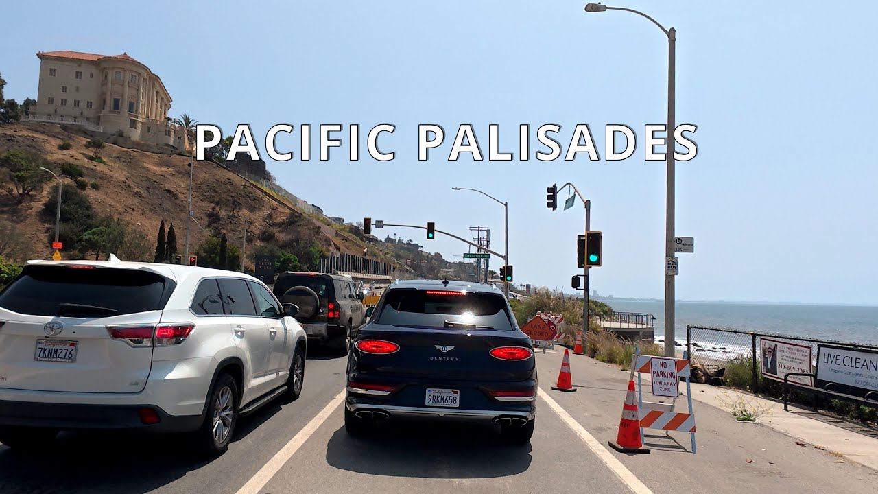 Driving Malibu, Pacific Palisades, Santa Monica, Los Angeles CA