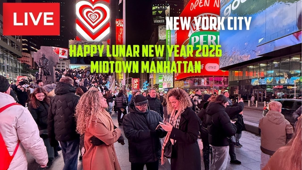 New York City: Happy Lunar New Year | Times Square Live