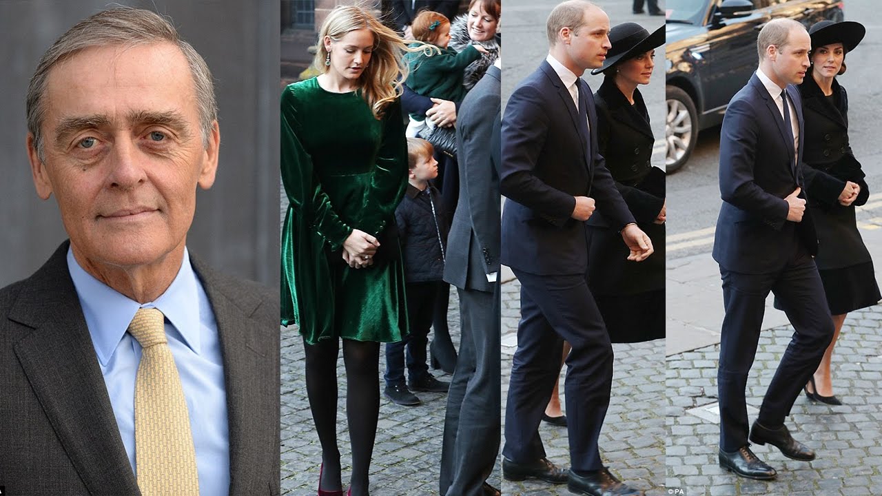 Kate & William Join Sombre Royals to Pay Tribute To The Duke of Westminster At Memorial Service At C
