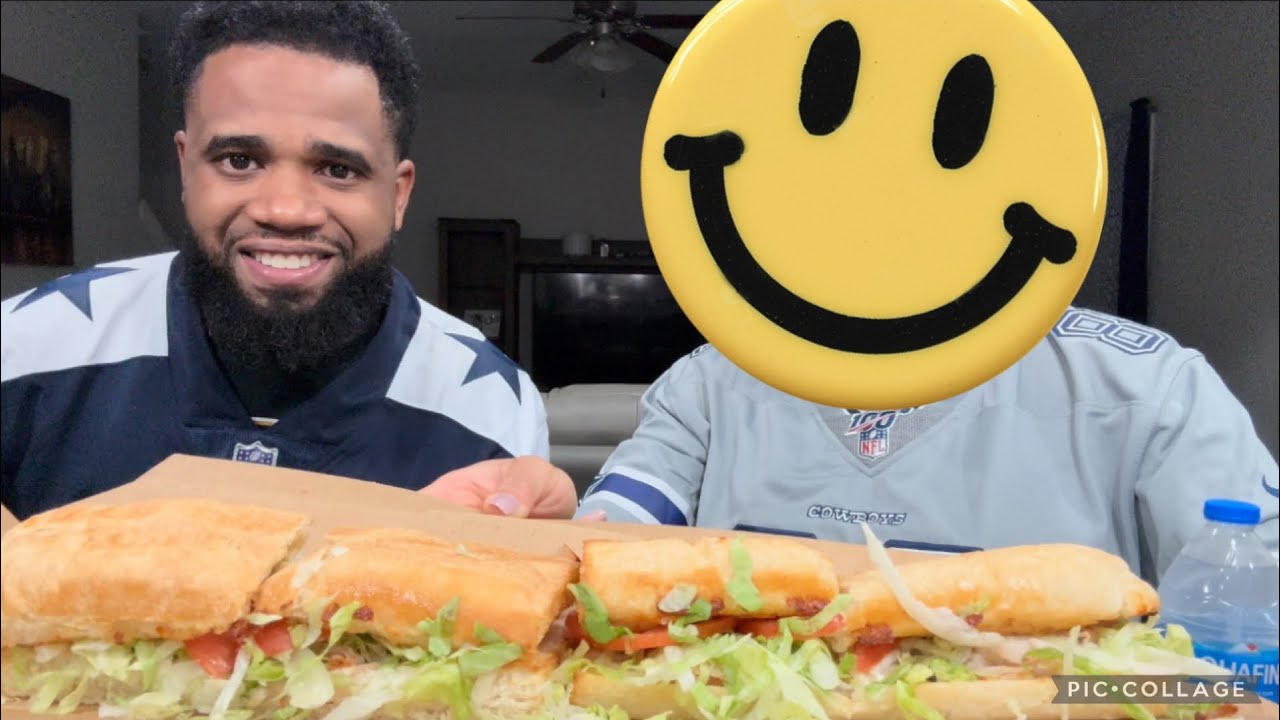 She Really Did It! 1st Time Trying Grinder Sandwiches #asmr #chewing #mukbang #smackingeatingsounds