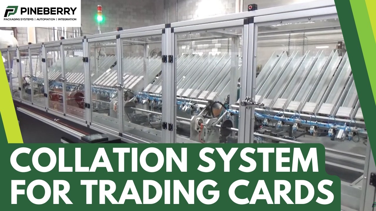 Collation System for Trading Cards - Pick & Place - Pineberry Manufacturing Inc