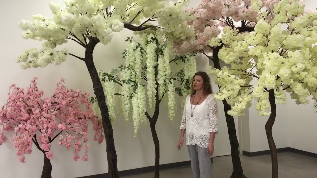 ShopWildThings Flowering & Large Artificial Trees