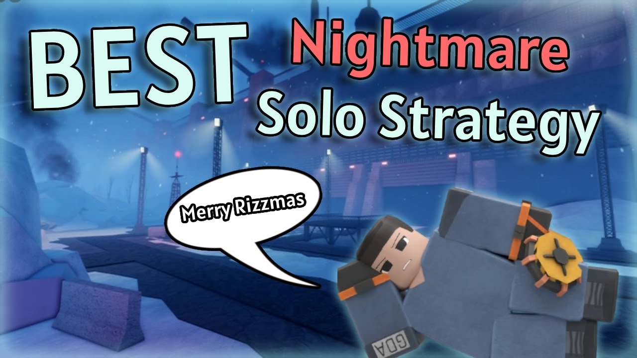 Best Solo XMAS Nightmare Strategy With Minelayer | Tower Defense X